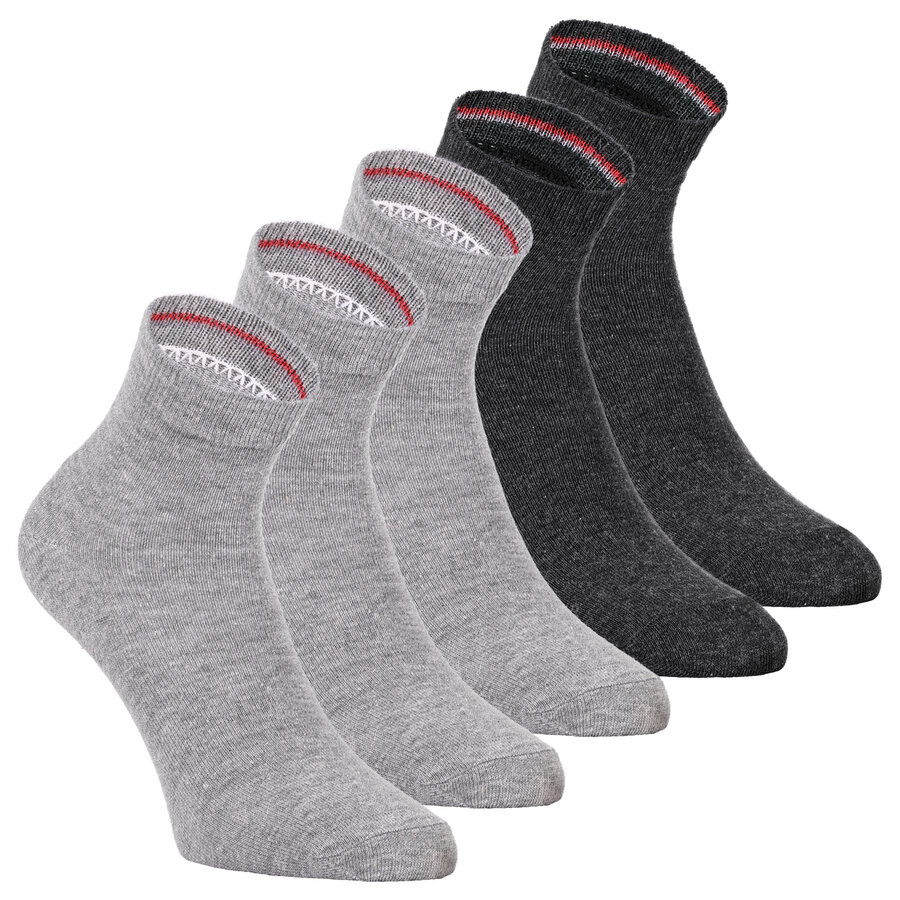 Kurzsocken Camano Classics anthrazit-grau-mix