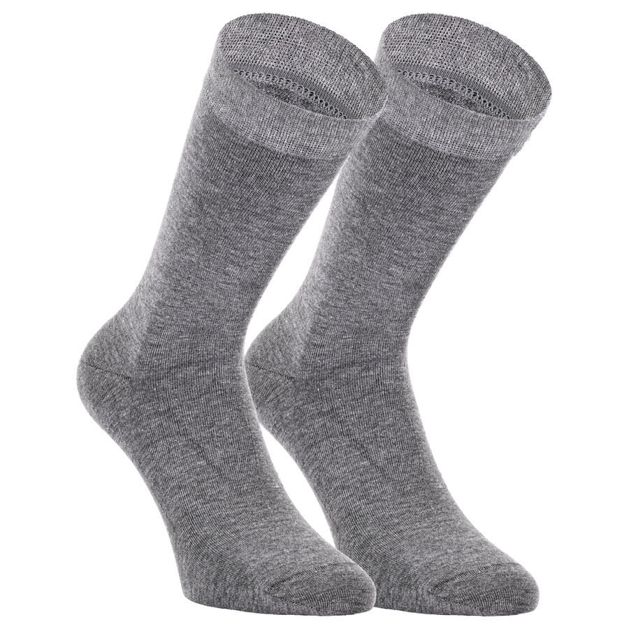 Damensocken seidenweich Camano dunkelgrau