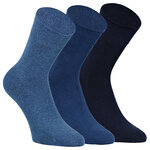 Baumwolle Kurzsocken Sympatico Made in Germany jeans-blau-marine-mix - 1
