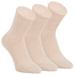 Kurzsocken Baumwolle Sympatico Made in Germany beige - 1