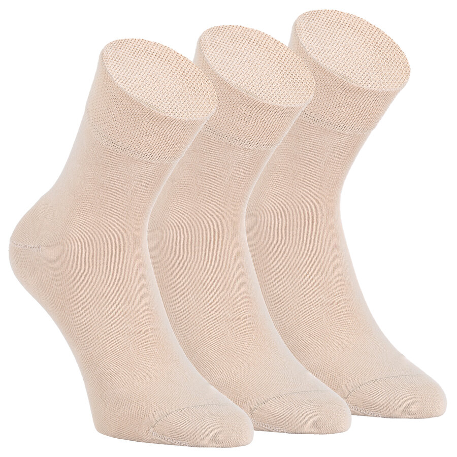 Kurzsocken Baumwolle Sympatico Made in Germany beige
