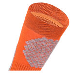 Trekking-Outdoorsocken Wolle Coolmax Made in Germany orange-grau - 12