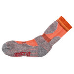 Trekking-Outdoorsocken Wolle Coolmax Made in Germany orange-grau - 3