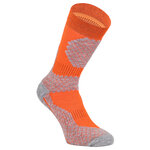 Trekking-Outdoorsocken Wolle Coolmax Made in Germany orange-grau - 2