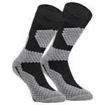 Trekking-Outdoorsocken Wolle Coolmax Made in Germany anthrazit-grau - 1