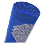 Trekking-Outdoorsocken Wolle Coolmax Made in Germany blau-grau - 9