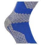 Trekking-Outdoorsocken Wolle Coolmax Made in Germany blau-grau - 11