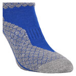Trekking-Outdoorsocken Wolle Coolmax Made in Germany blau-grau - 4