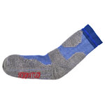 Trekking-Outdoorsocken Wolle Coolmax Made in Germany blau-grau - 5