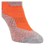 Trekking-Outdoor Kurzsocken Wolle Coolmax Made in Germany orange-grau - 4