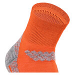 Trekking-Outdoor Kurzsocken Wolle Coolmax Made in Germany orange-grau - 8