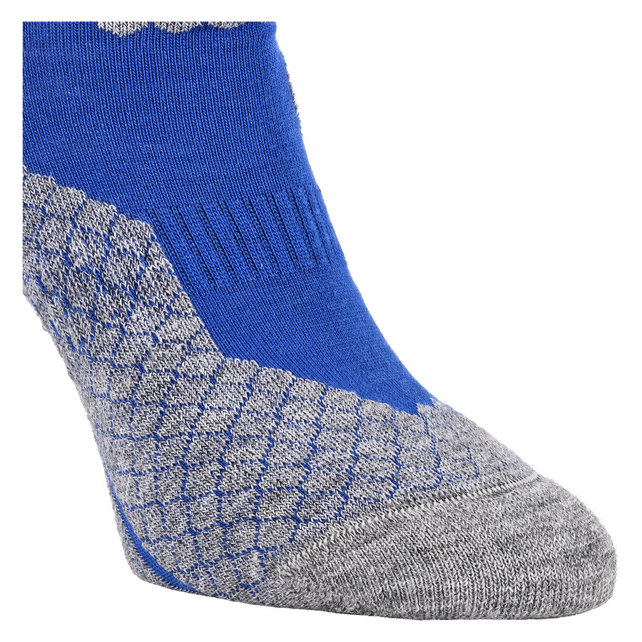 Trekking-Outdoor Kurzsocken Wolle Coolmax Made in Germany blau-grau - 6