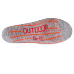 Trekking-Outdoor Kurzsocken Wolle Coolmax Made in Germany orange-grau - 6