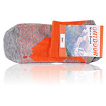 Trekking-Outdoor Kurzsocken Wolle Coolmax Made in Germany orange-grau - 2