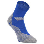 Trekking-Outdoor Kurzsocken Wolle Coolmax Made in Germany blau-grau - 4