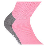 Diabetiker Socken ABS-Noppen rose-grau - 14
