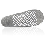 Diabetiker Socken ABS-Noppen rose-grau - 6