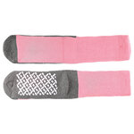 Diabetiker Socken ABS-Noppen rose-grau - 15
