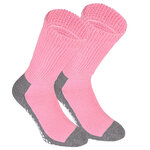 Diabetiker Socken ABS-Noppen rose-grau - 1