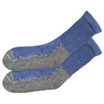 Diabetiker Socken ABS-Noppen jeans-grau - 4