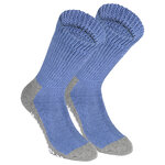 Diabetiker Socken ABS-Noppen jeans-grau - 1