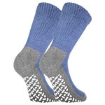 Diabetiker Socken ABS-Noppen jeans-grau - 10