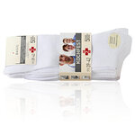 Arzt-Schwesternsocken 99% Baumwolle kochfest schneeweiß - 2