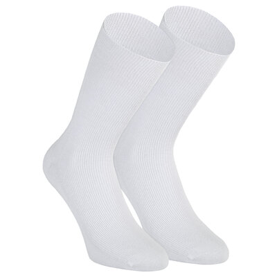 Arzt-Schwesternsocken 99% Baumwolle kochfest schneeweiß