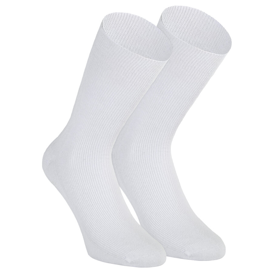 Arzt-Schwesternsocken 99% Baumwolle kochfest schneeweiß