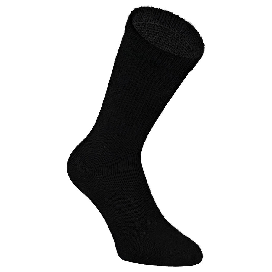 Diabetiker Sportsocken ohne Gummidruck schwarz - 4