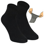 Diabetiker Sport-Kurzsocken ohne Gummidruck schwarz - 8