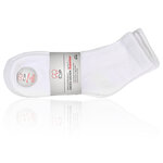 Diabetiker Sport-Kurzsocken ohne Gummidruck weiß - 2