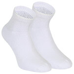 Diabetiker Sport-Kurzsocken ohne Gummidruck weiß - 13