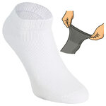 Diabetiker Sport-Sneakersocken ohne Gummidruck weiß - 6
