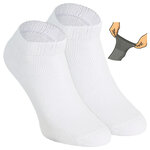 Diabetiker Sport-Sneakersocken ohne Gummidruck weiß - 8