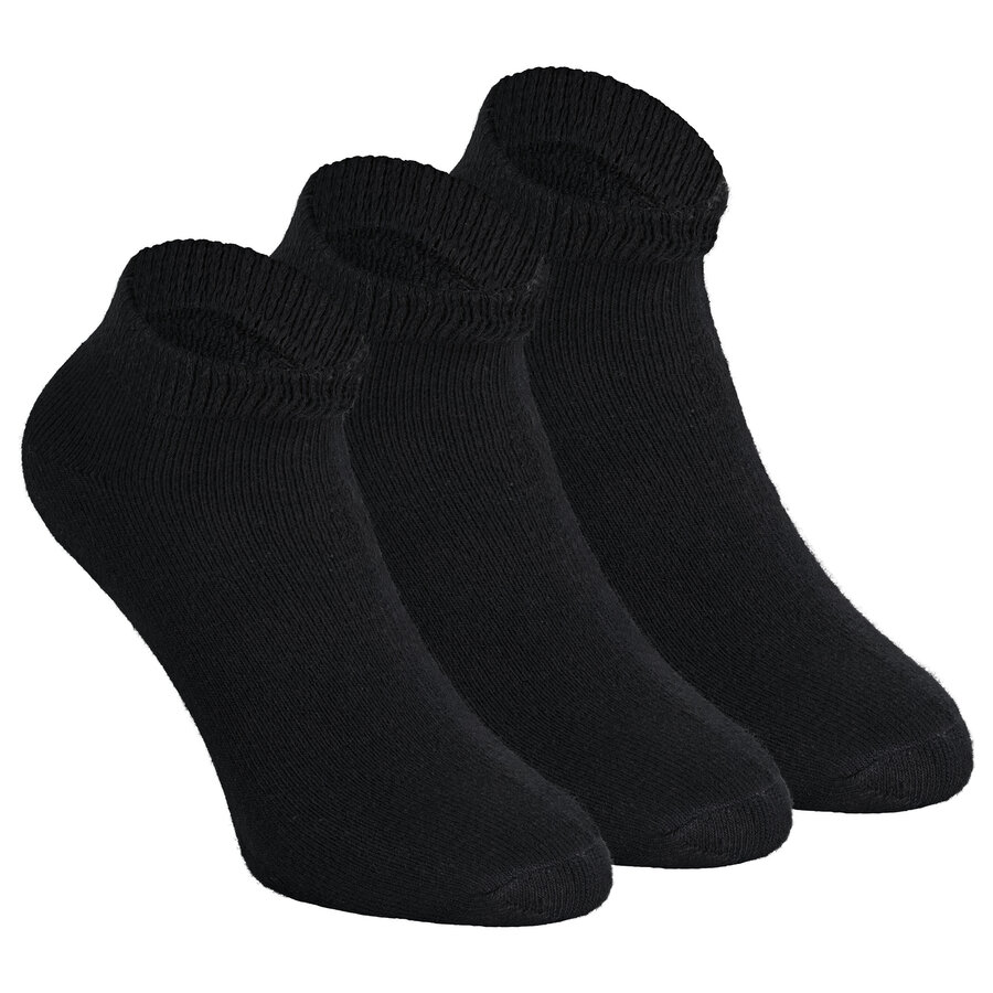 Diabetiker Sport-Sneakersocken ohne Gummidruck schwarz - 4