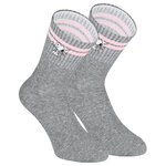 Peanuts Snoopy Socken Kurzschaft rosa-grau-mix - 1