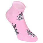 Bugs Bunny Sneakersocken Looney Tunes rosa-grau-mix - 5