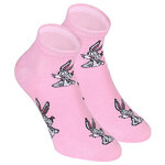Bugs Bunny Sneakersocken Looney Tunes rosa-grau-mix - 1