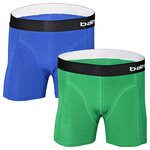 Herren Bambus Boxershorts Apollo blau-grün-mix - 1