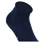 Bambus-Kurzsocken Rollrand blau-mix - 13