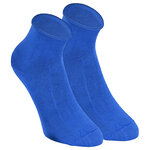 Bambus-Kurzsocken Rollrand blau-mix - 7