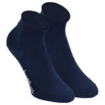 Bambus-Kurzsocken Rollrand blau-mix - 4