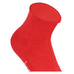 Bambus-Kurzsocken Rollrand rot-orange-pink-mix - 3
