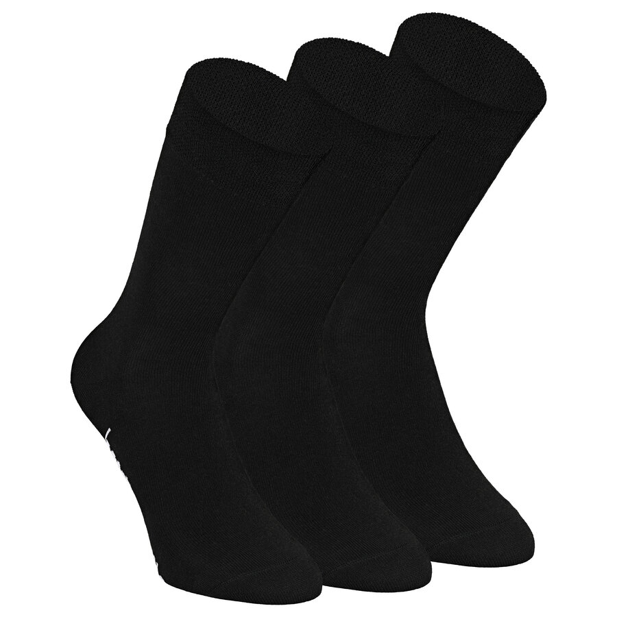 Bambus Wollsocken schwarz