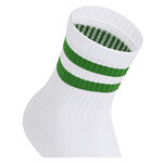 Bambus-Kurzsocken Crew Socks weiß bunte Ringel - 17