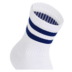 Bambus-Kurzsocken Crew Socks weiß bunte Ringel - 3
