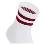 Bambus-Kurzsocken Crew Socks weiß bunte Ringel - 18