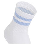 Bambus-Kurzsocken Crew Socks weiß bunte Ringel - 4