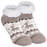 Kurze Damen-Sneaker-Hüttensocken ABS Noppen Antonio - 10